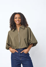 Jacke Nelly in Khaki