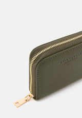 Seidenfelt Ylva – Kompakte Brieftasche in Olive