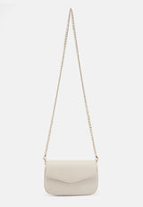 Crossbody-Tasche mit Kette VANJA - Beige