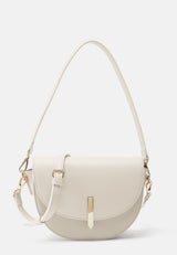 Schultertasche Selje Saddle - Cream