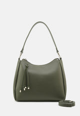 Handtasche Sandve Midi Hobo in Khaki