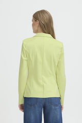 Kate Jersey Blazer in Lily Green