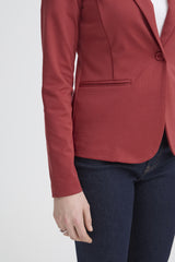 Kate Jersey Blazer in Garnet