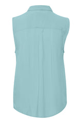 Bluse Main in Nile Blue