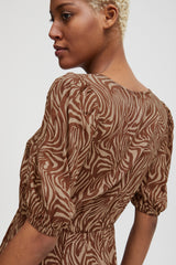Kleid Rita in Animal Natural