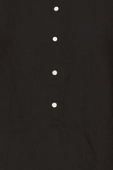 Kurzarmbluse Linno in Schwarz
