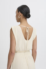 Plisseekleid - Yamilet in Birch