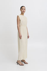 Plisseekleid - Yamilet in Birch
