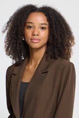 Blazer Fava Long BL in Slate Black Melange
