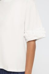 T-Shirt Rosanny in Cloud Dancer