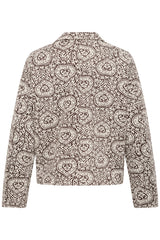 Jacke Kate Print JA2 in Brown/Birch