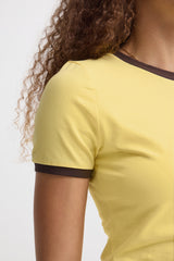 T-Shirt Molly in Pale Banana