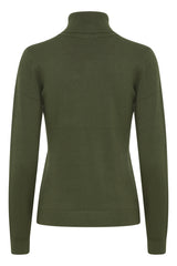 Pullover Blume in Rifle Green