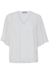Bluse Sola in Blanc de Blanc