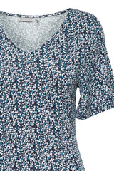 Kleid Dottie in Ditsy Flower Navy
