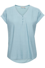 Bluse Hot in Sky Blue