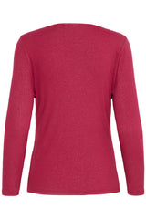 Shirt Regina in Beet Red Mix