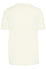 T-Shirt mit V-Ausschnitt JOSLEYN – Modal in Weiß