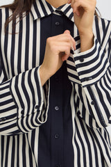 Bluse Alday SH 1 in Salute Whisper White Stripe