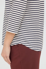 Shirt Jade Tee in Salute Stripe