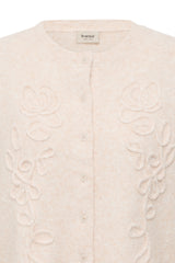 Cardigan Kendra in Oatmeal Melange