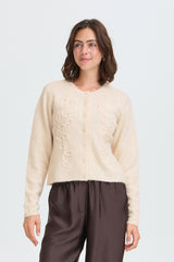 Cardigan Kendra in Oatmeal Melange