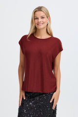 T-Shirt Amarissa in Rhythmic Red
