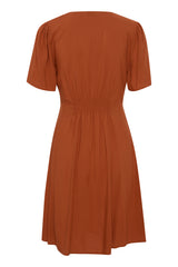 Kleid Josa V- Neck in Picante