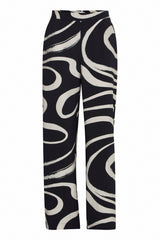 Hose Ibine in Black Mix