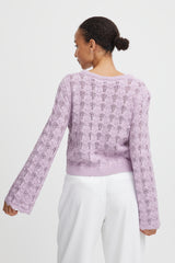 Cardigan Najo in Orchid Bloom