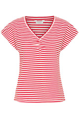 Pandinnea V-Neck T-Shirt – Feminin & Frisch mit maritimer Note