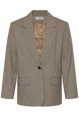 Blazer Estolo in Sepia Check