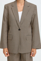 Blazer Estolo in Sepia Check