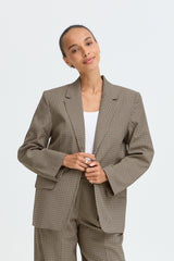 Blazer Estolo in Sepia Check