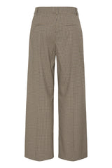 Hose Estolo Pants in Sepia Check