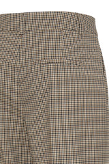 Hose Estolo Pants in Sepia Check