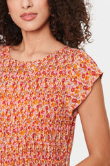 Kleid Gisla in Peach Bloom