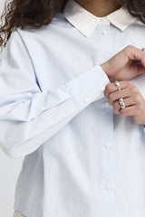Bluse Keila in Blue/White