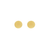 Ohrring Vanity Round Post Vergoldet