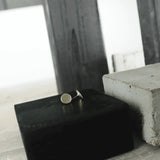 Ohrring Vanity Round Post Vergoldet