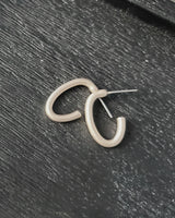 Ohrring Tempeste Small Oval Hoop Vergoldet