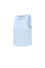 Figurbetontes Top - Hellblau