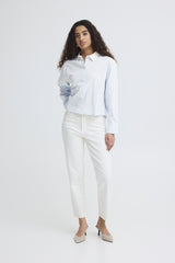 Bluse Keila in Blue/White