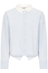 Bluse Keila in Blue/White