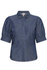 Bluse Archer in Denim Auth