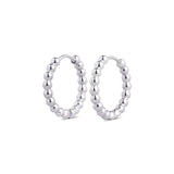 Ohrringe Hildur Bubble Hoop in Silber