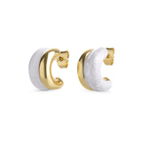 Ohrstecker Engla Duo Stud in Weiß