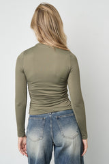 Langarmshirt Grün