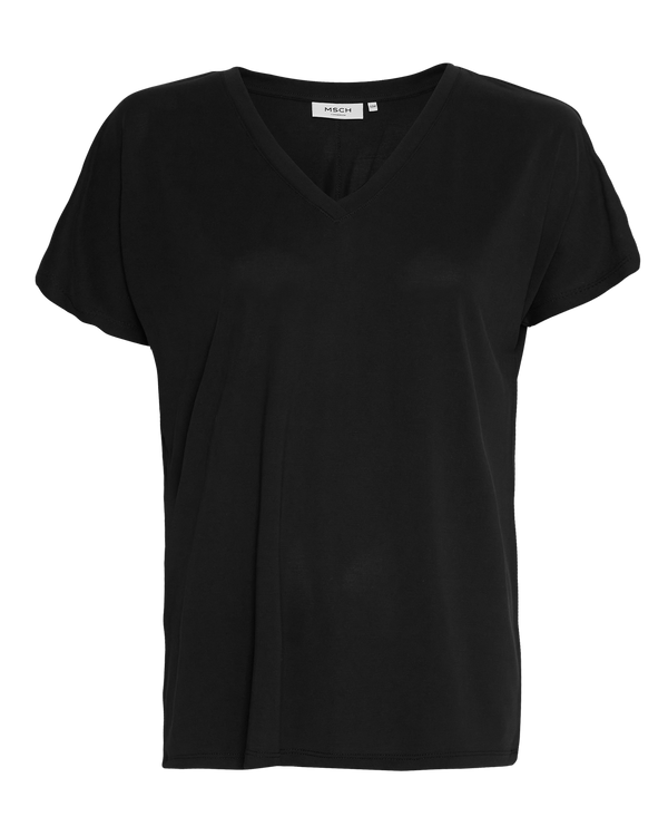 T-Shirt Fenya Modal in Schwarz