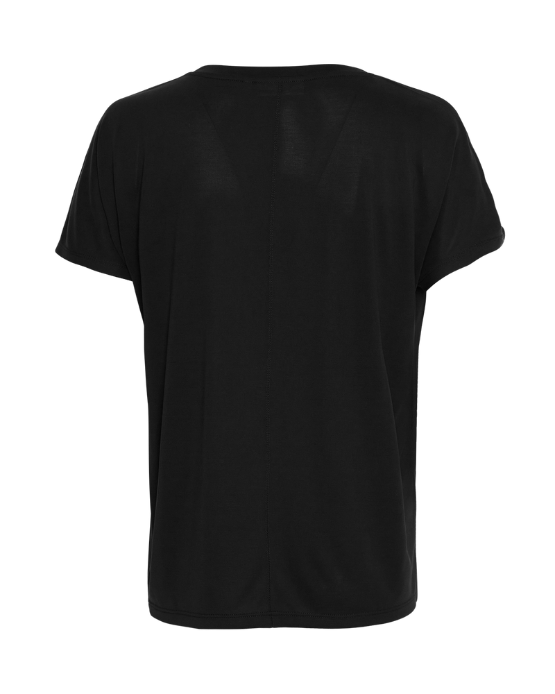 T-Shirt Fenya Modal in Schwarz